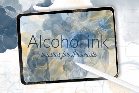 Alcohol Ink Brushes for Procreate: A Branding Review