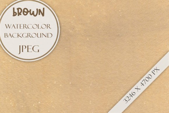 Brown Watercolor Background for Commercial Backgrounds