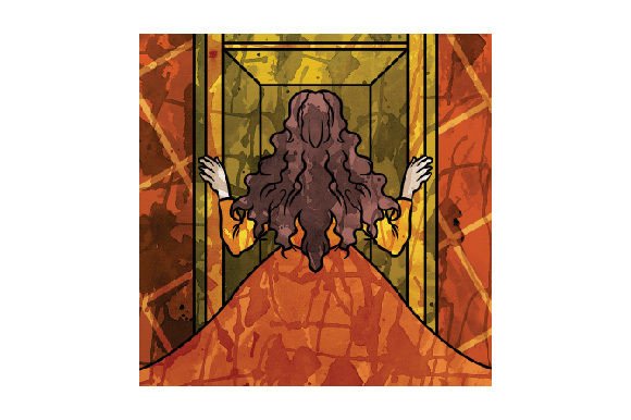 Fairy Tales Watercolor: Closet Monster Art