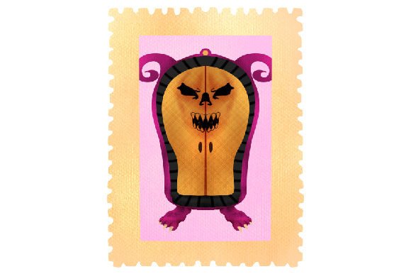 Vintage Postal Stamp: Closet Monster Review
