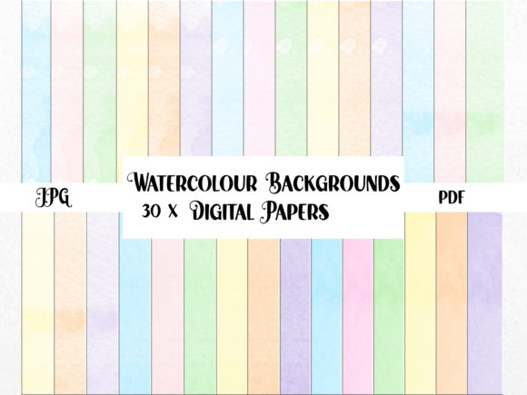 Watercolour Background Texture Papers for Brand Backgrounds